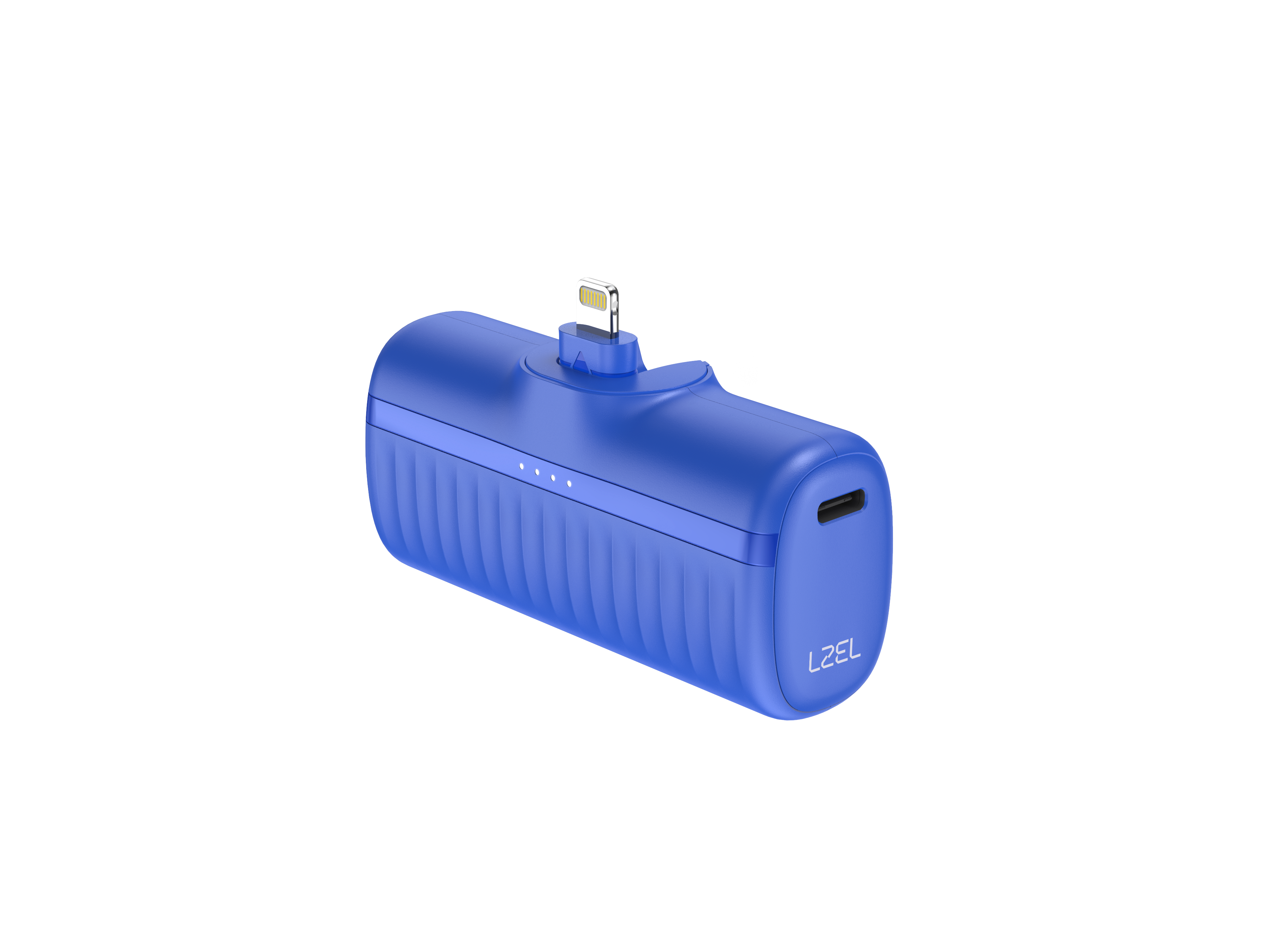 LZEL PrimeBrio Clip L5 Mini Power Bank – 5000mAh, 20W, Lightning | Blue