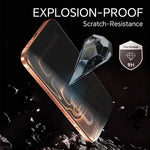 Asli Global E-Touch Shield Premium Glass With Applicator for iPhone 17 Pro Max | Privacy