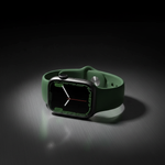 ساعة Apple Watch Series 7 (GPS) مقاس 41 مم – هيكل ألومنيوم أخضر مع سوار رياضي Clover