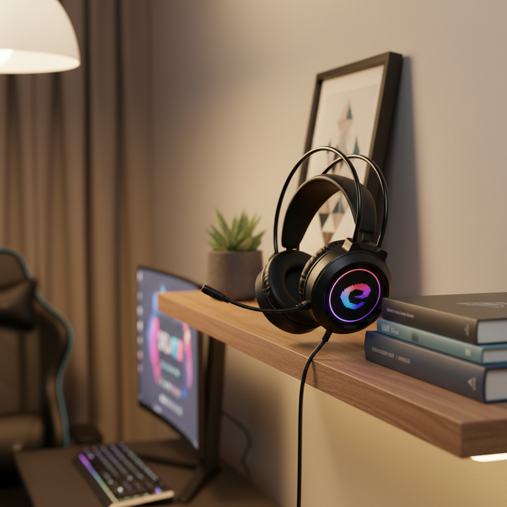 Batxellent Gaming Headphones With 3.5mm Jack | Black