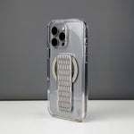 LZEL Clearmag Kickstand Clear Strap Magsafe With Enhanced Edge Protection Case For iPhone 16 Pro