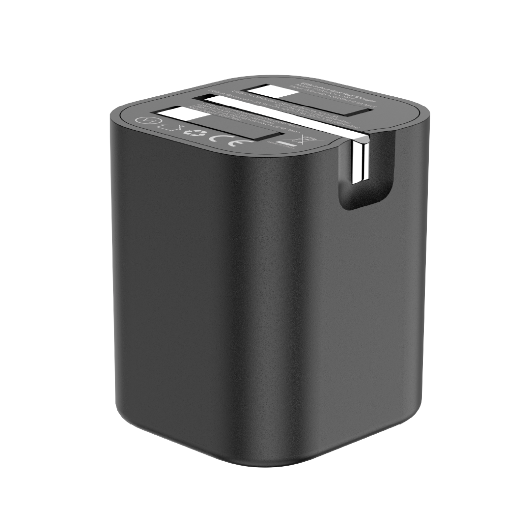 Asli  Global Maxcharge 65 Gan 3-Port Usb-A & Dual Usb-C Fast Charger | Black