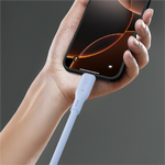 LZEL Celeris Silox CXL Soft Silicone USB-C to USB-C Cable, 480Mbps, 240W Max, 2m | Blue