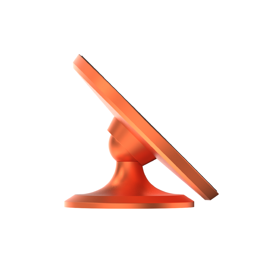 LZEL 360° Magnetic Suction Phone Holder Ultra-Strong Magnetic Grip | Compact & Stable Design | Orange