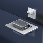 LZEL Neurode Sync 25000Mah Pd3.0 & Qc3.0|100W|Built-In-Usb-C Cable Pd Power Bank | Gray