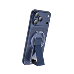 ASLI Magnetic Band Leather Grip & Foldable Stand 2-in-1 Functional Design | Blue