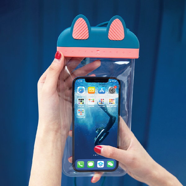 Wiwu Kitty WaterProof Bag Protection For Smartphones Electronics | Blue