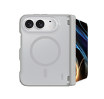 كڤر حماية LZEL MatteForge مطفي شفاف بخامات فاخرة ودعم MagSafe لهاتف iPhone Duo