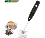 Olsenmark Rechargeable Milk Frother OMMF7045 | 3 Mixing Modes Black