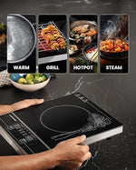 Olsenmark Infrared Cooker – Electric Infrared Glass Ceramic Cooker, Portable, Safe & Reliable