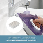 مكواة بخار باناسونيك بقوة 2400 واط بقاعدة سيراميك وسعة 300 مل