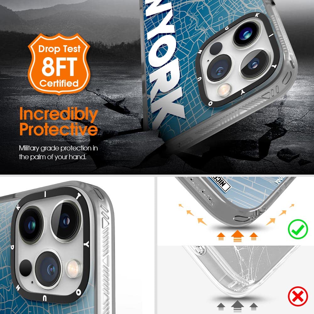 iPhone 13 Case Cover New York Youngkit Cover Protection | Blue