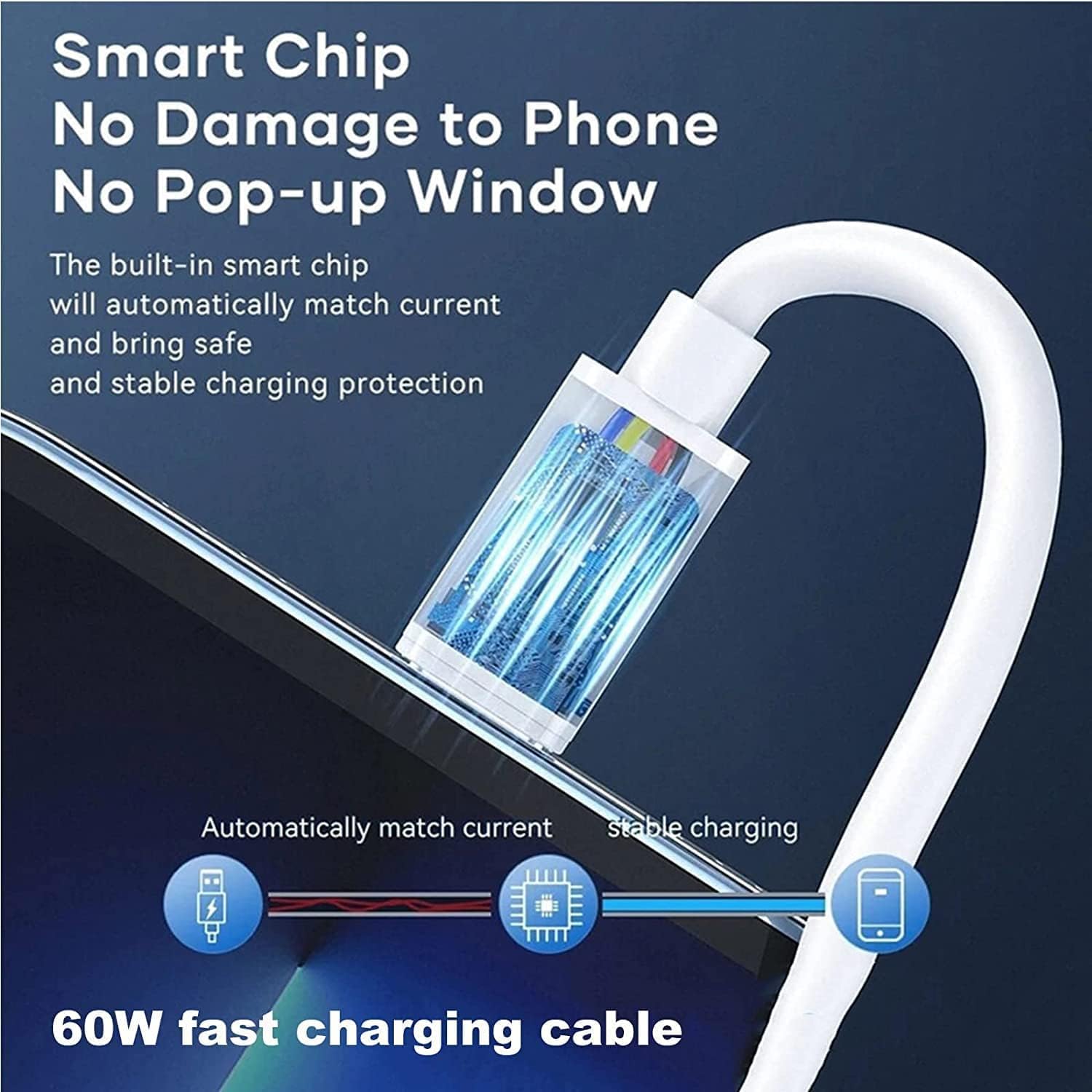 مجموعة محول كيبل شحن  USB Type-C إلى Micro USB / Lightning / USB-A – مع حامل هاتف | أزرق