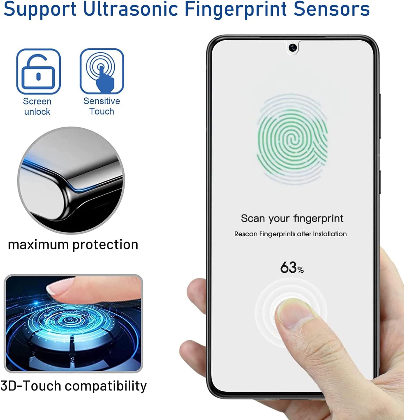 Anank Galaxy S23+ Privacy Glass Screen Protector