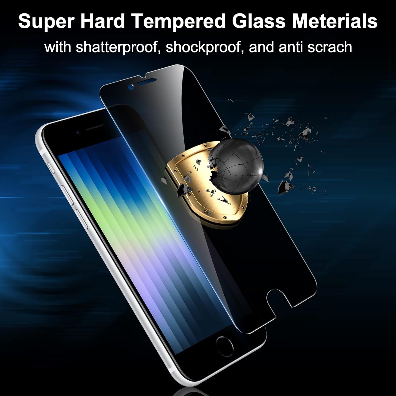 Anank Glass 2.5D Privacy For IPhone Se | 651541