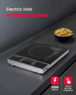Olsenmark Infrared Cooker – Electric Infrared Glass Ceramic Cooker, Portable, Safe & Reliable
