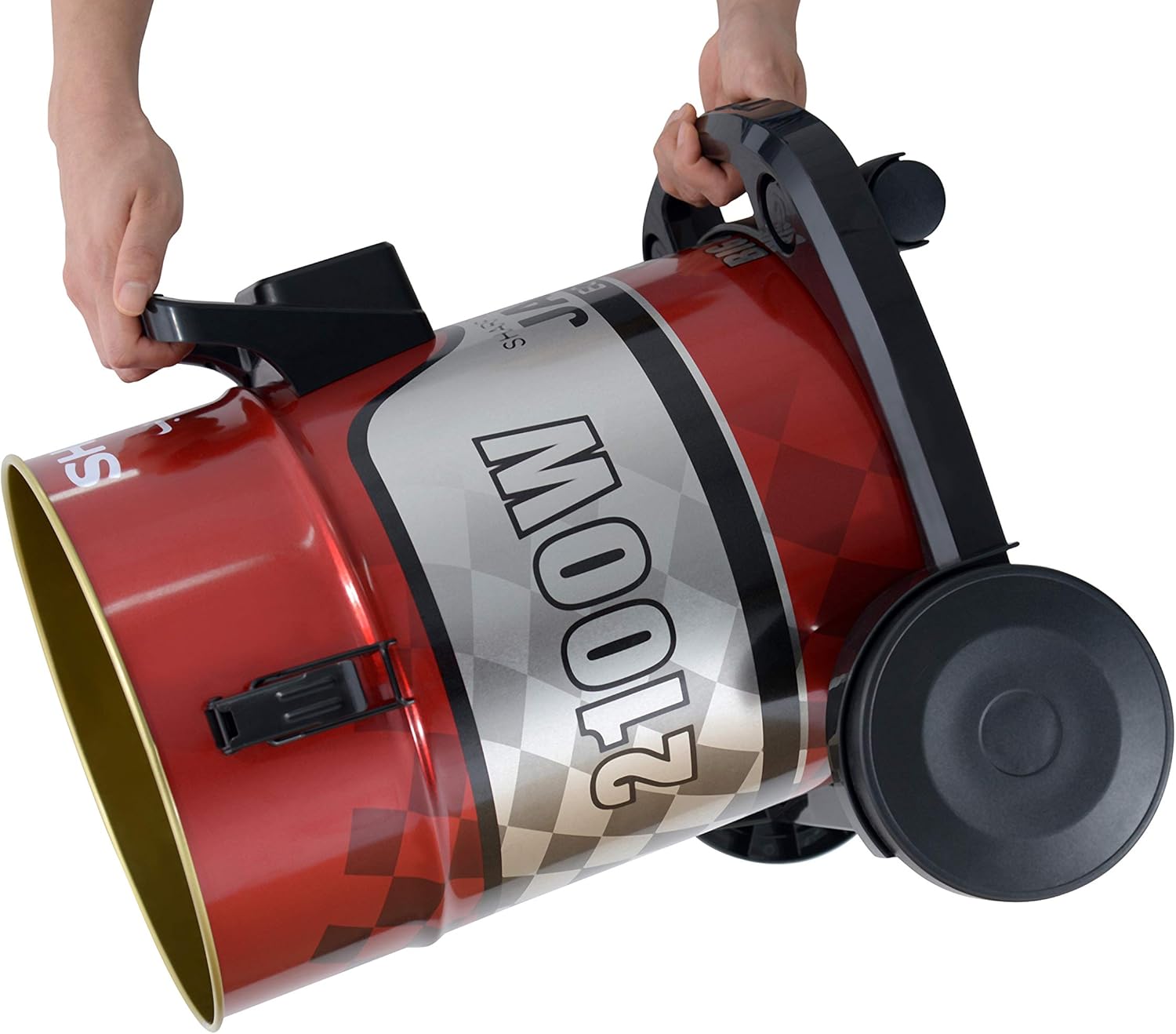 مكنسة كهربائية حوضية منSHARP سعة 21 لتر بقوة 2100 واط | أحمر