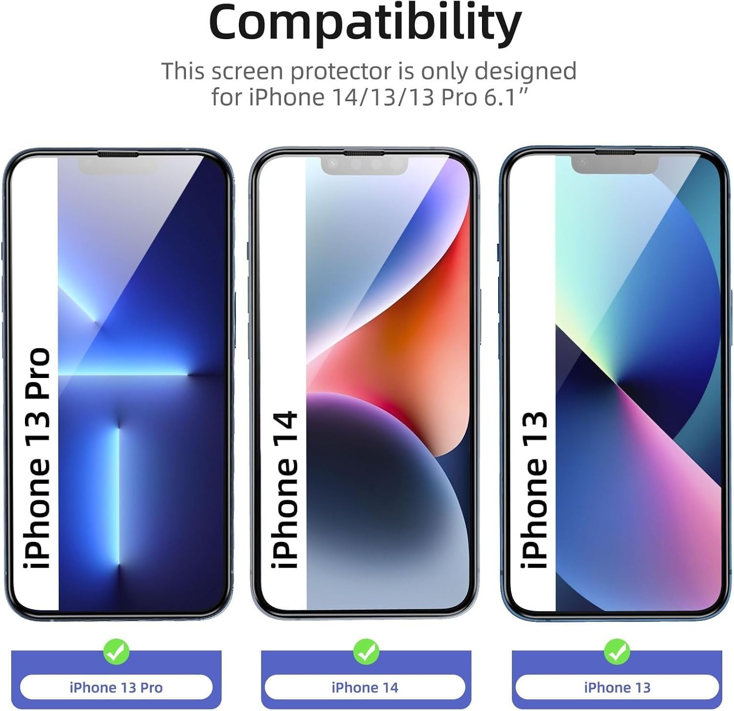 حماية شاشة من 90 Percent من الزجاج المقوى لهاتف iPhone 13 Pro