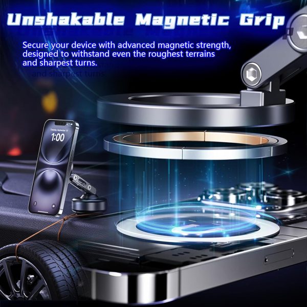Smart Vacuum Suction Phone Holder Type-C