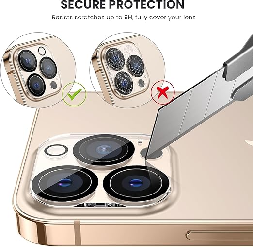 كڤر حماية للكاميرا من ليزل لهاتف iPhone 16 Pro/16 Pro Max |شفاف