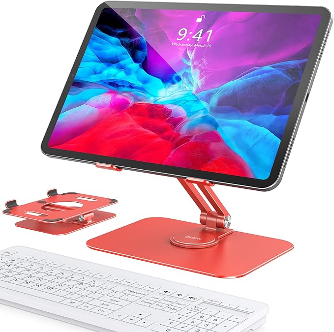 حامل ألومنيوم للأجهزة اللوحية والآيباد (TABLET STAND)