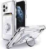 Slide Magnetic Card Pocket With 360 Ring Bracket