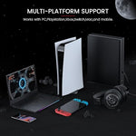 سماعة رأس للألعاب بمنفذ 3.5 مم من EKSA | أسود