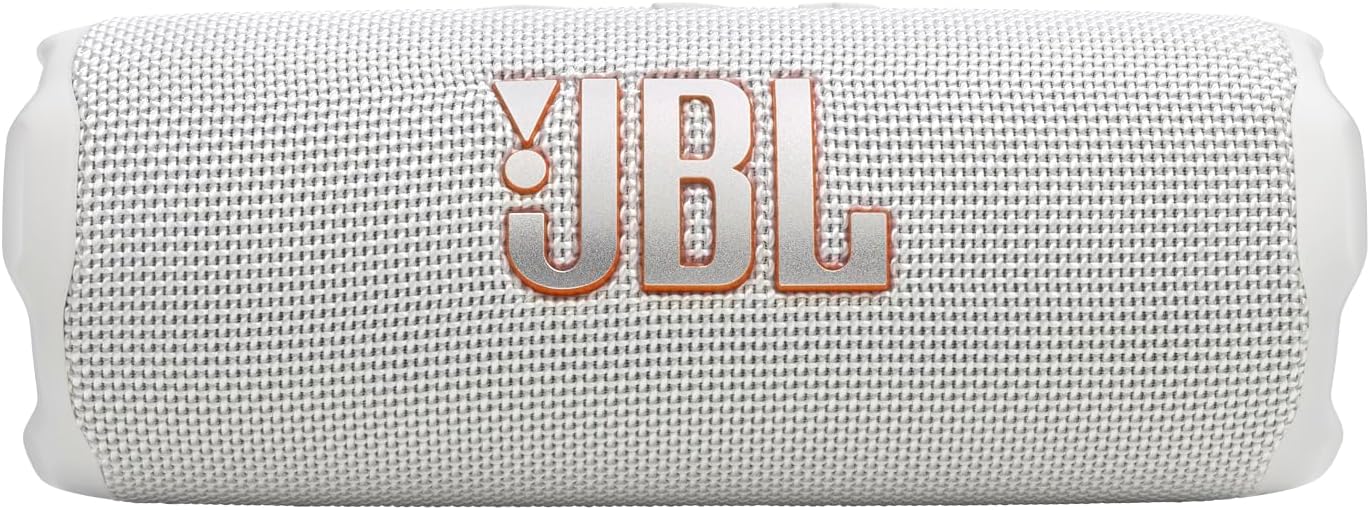 JBL Flip 7 Portable Waterproof and Drop-Proof Speaker | White