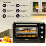 Geepas 42L Electric Oven with Convection & Rotisserie – 2000W Power