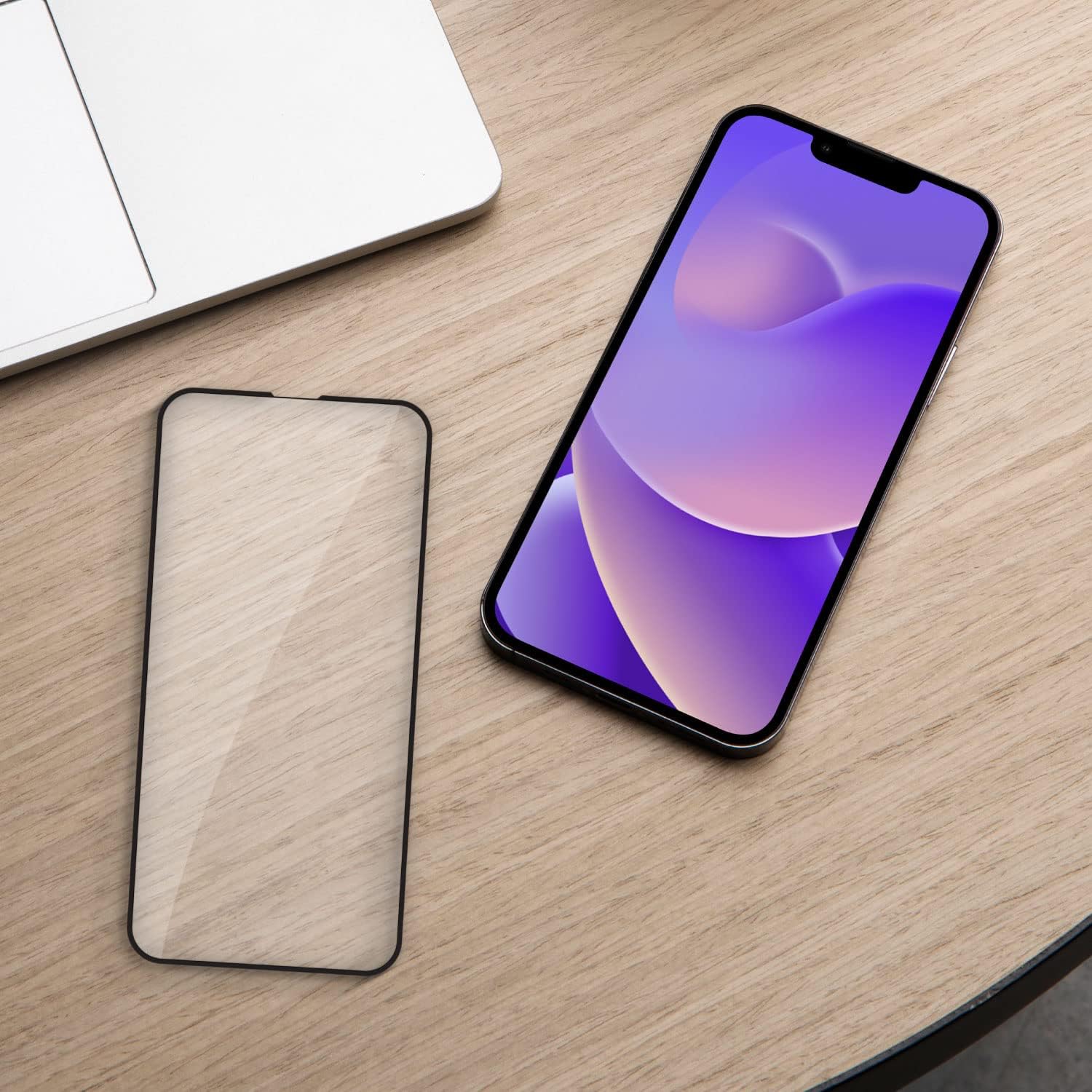 Anank iPhone 14 2.5D Silicone Edge Glass Screen Protector