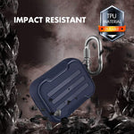 Ahastyle Airpods 3 Protection Rugged Armor Case | Blue