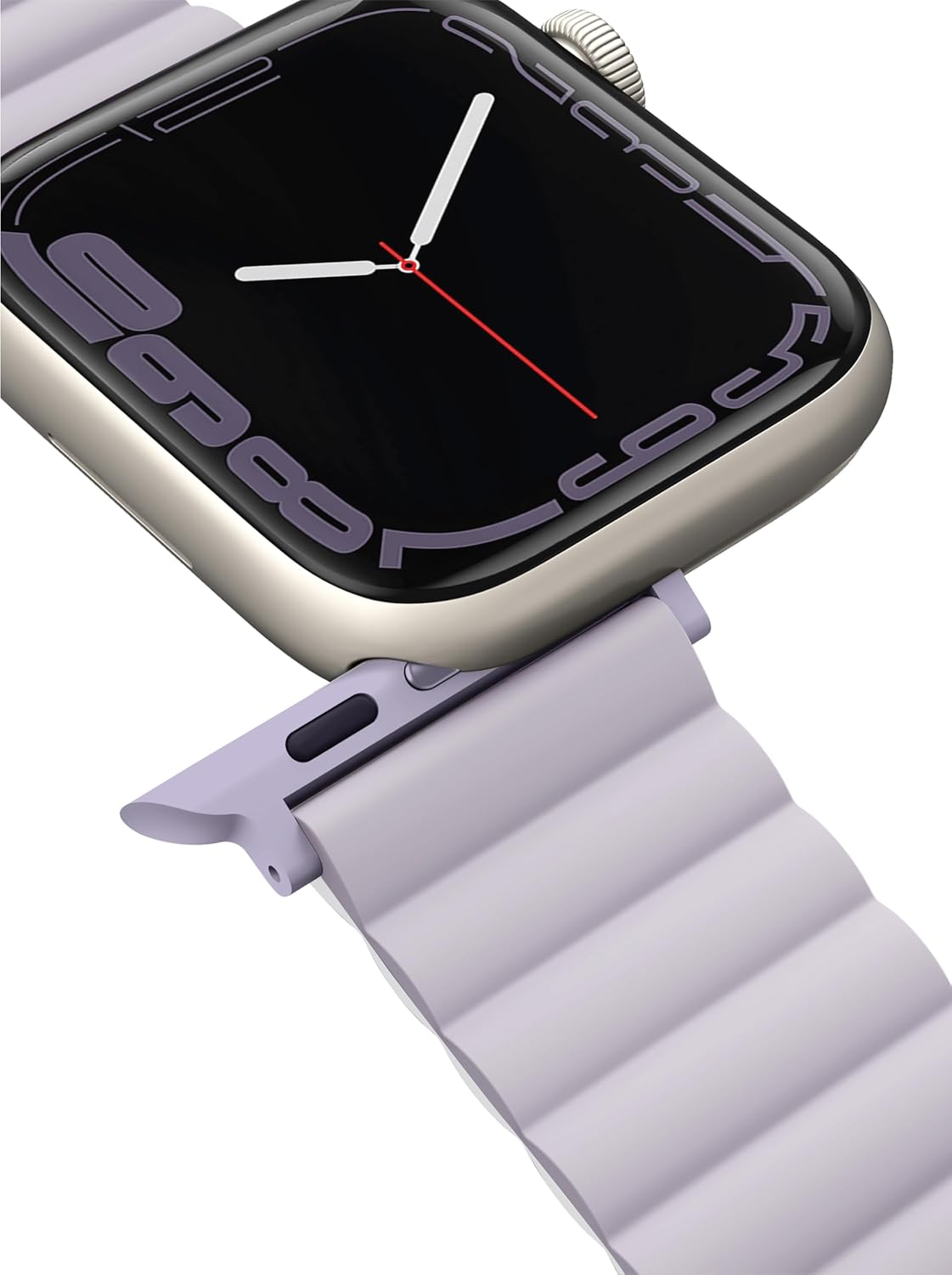 Uniq Revix Reversible Magnetic Apple Watch Strap 45/44/42mm | Lilac/White