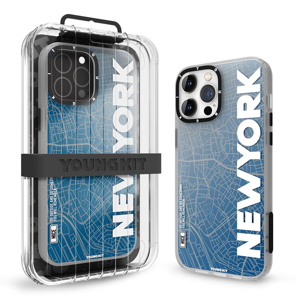iPhone 13 Case Cover New York Youngkit Cover Protection | Blue