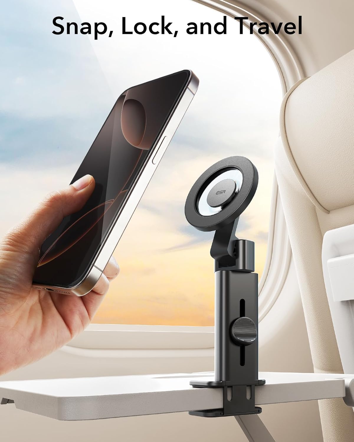 ESR Airplane Phone Holder For MagSafe Magnetic Mount with Metal Ring