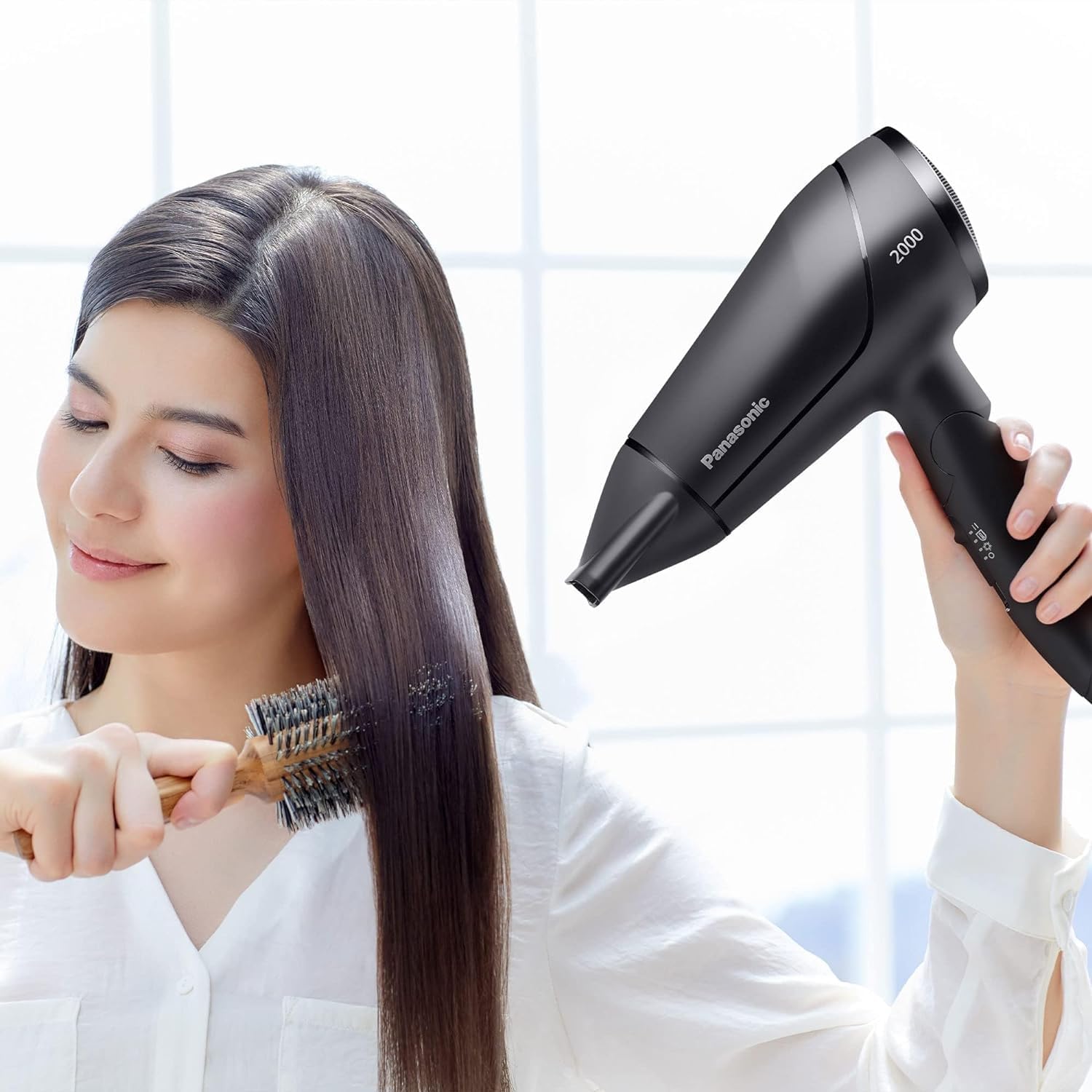 Panasonic Hair Dryer 2000W With 11Mm Concentrator Nozzle | Black