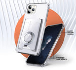 Slide Magnetic Card Pocket With 360 Ring Bracket