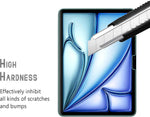 حماية شاشة زجاجي شفاف منحني من ANANK لجهاز iPad Air 11 بوصة (موديل 2024)