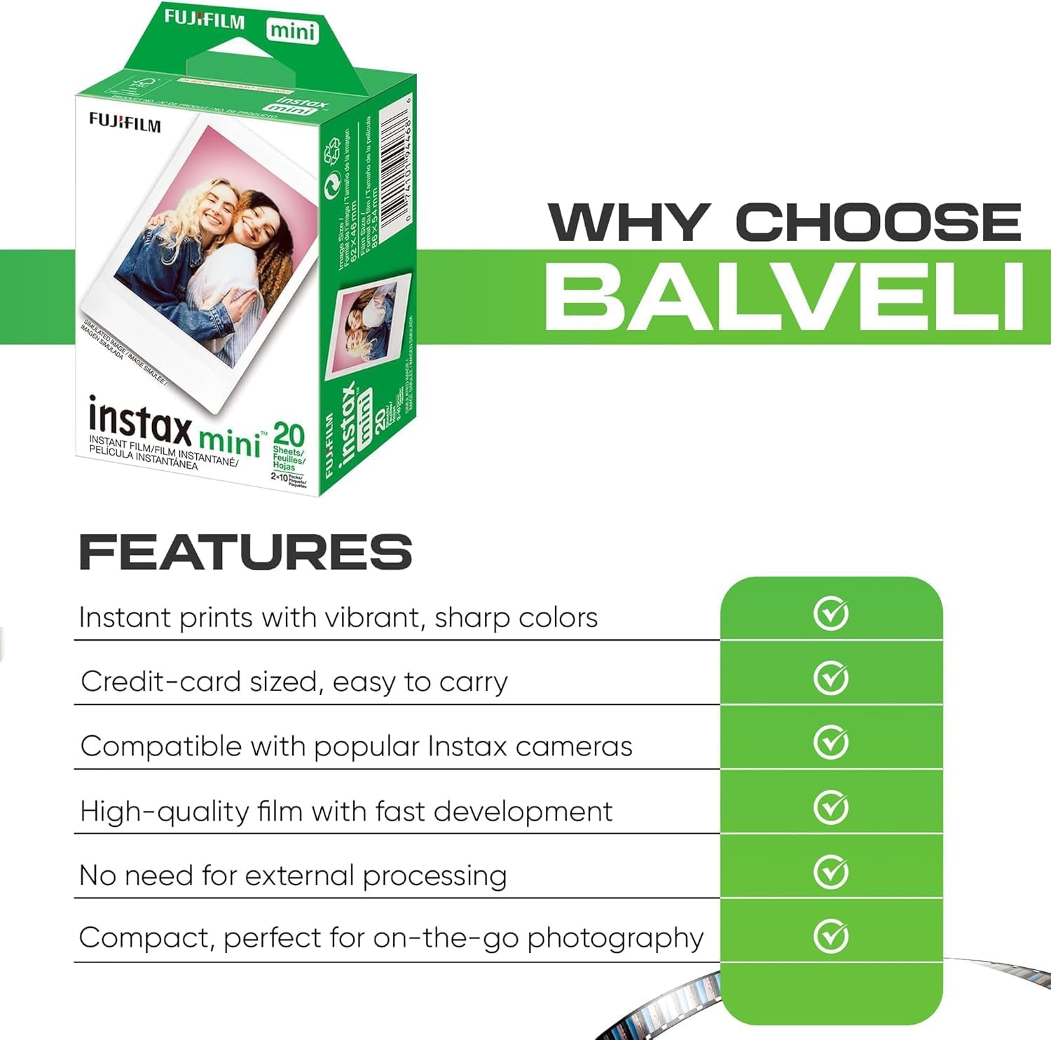 FUJIFILM INSTAX MINI FILM (2PK)