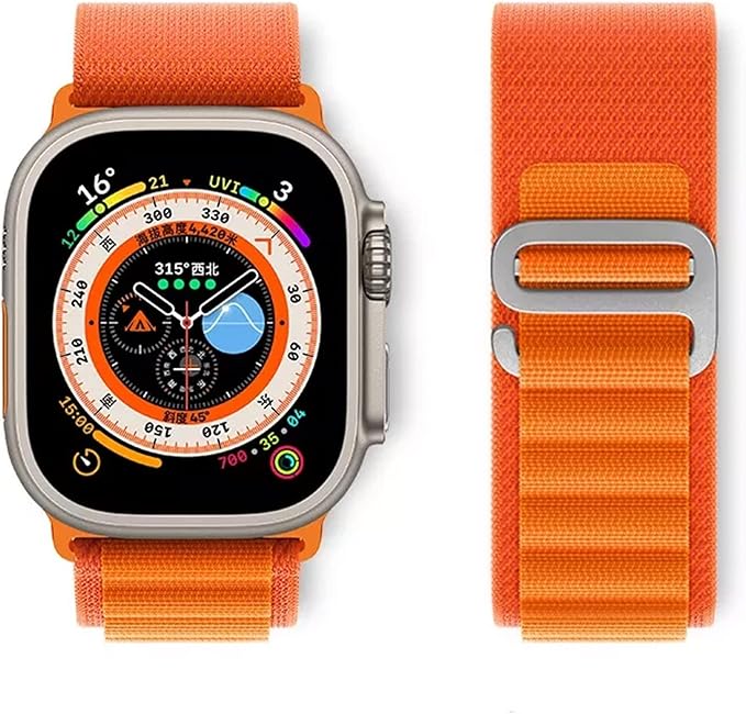 Apple Alpine Loop for Watch 49/45/44/42mm Medium - Orange | MQE03