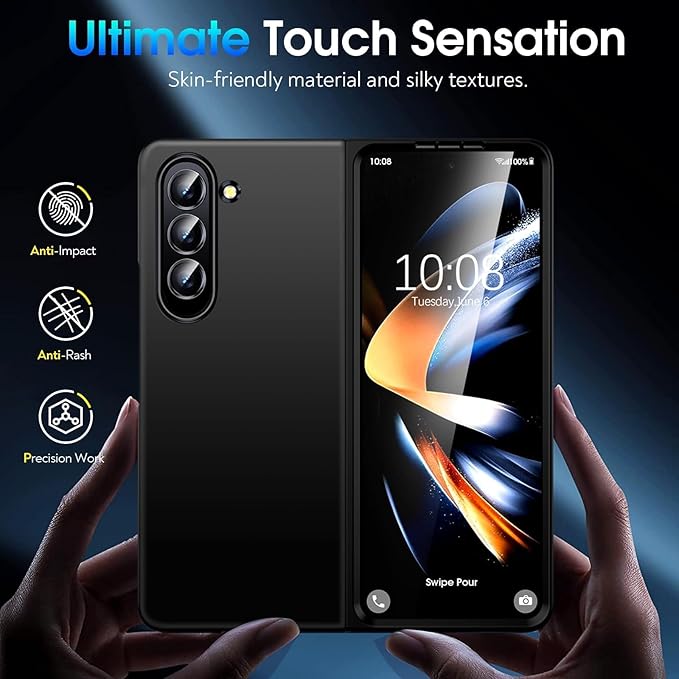 كڤر حماية Piblue لهاتف Samsung Galaxy Z Fold 5 | أسود