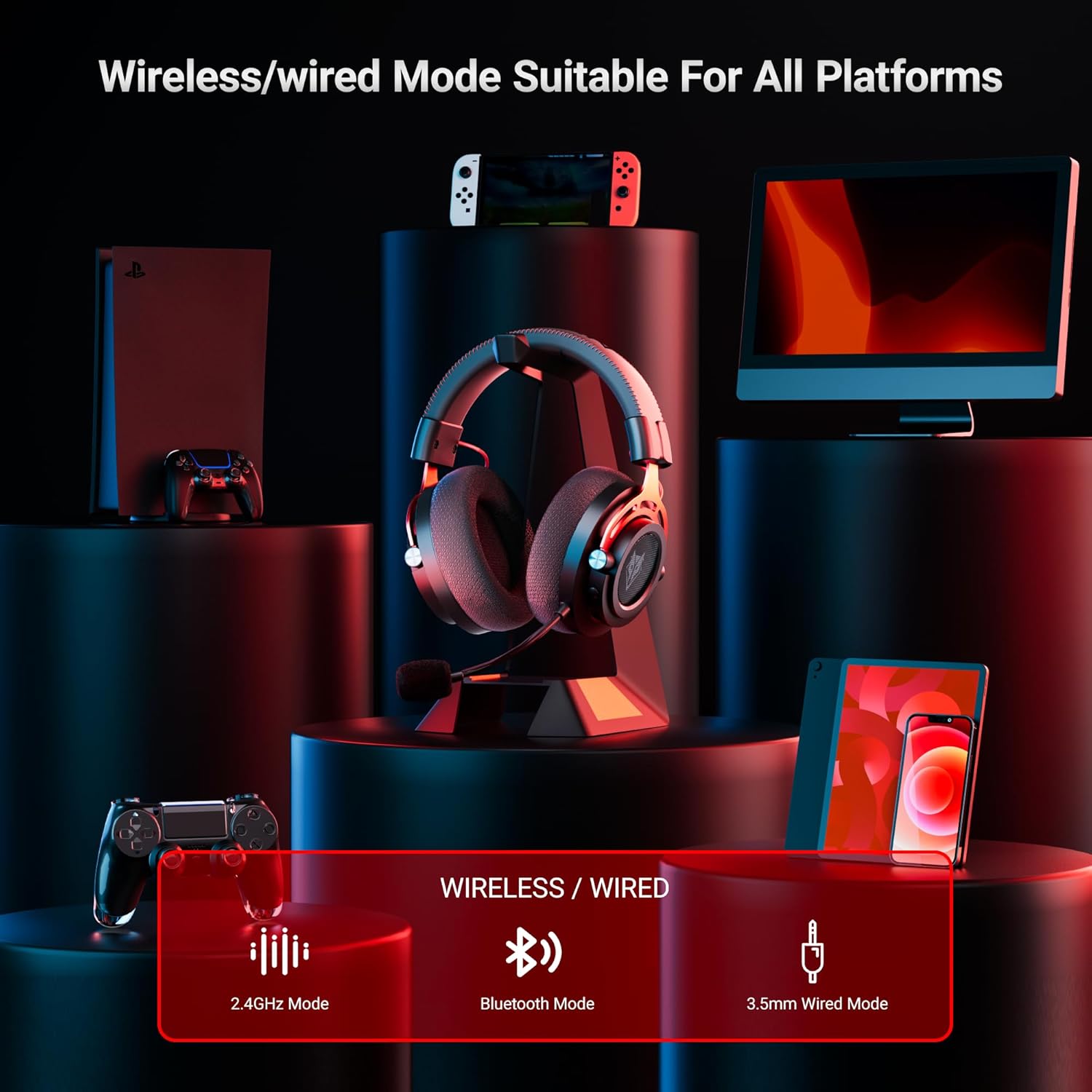ERXUNG Gaming Headset USB And 3.5mm Jack