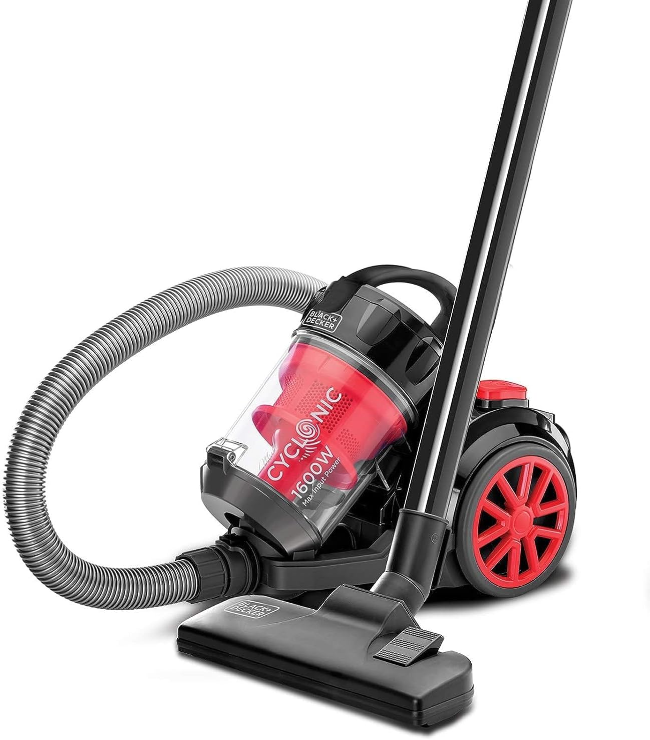 مكنسة كهربائية VM1680-B5 من Black & Decker بدون كيس بتقنية الإعصار المتعدد | متعدده الألوان