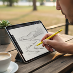 LZEL Pro-Touch Stylus iPad Pencil With Palm Rejection | Yellow