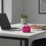 Asli Global Audiobag Echo Unique Handbag Styling TWS Bluetooth Earbuds | Hot Pink