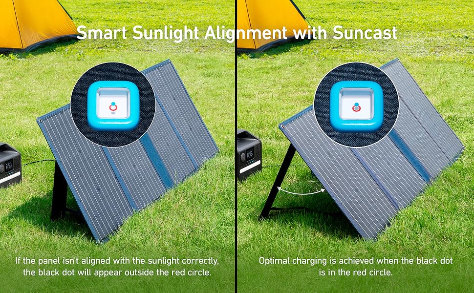 Anker Power Solar 3 Ports 100W | Blue