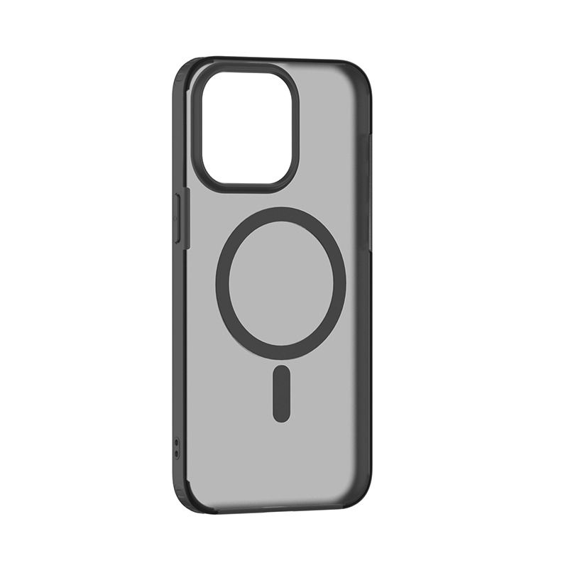كڤر حماية ZGA Matte يدعم Magsafe لهاتف iPhone 15 Plus | أسود