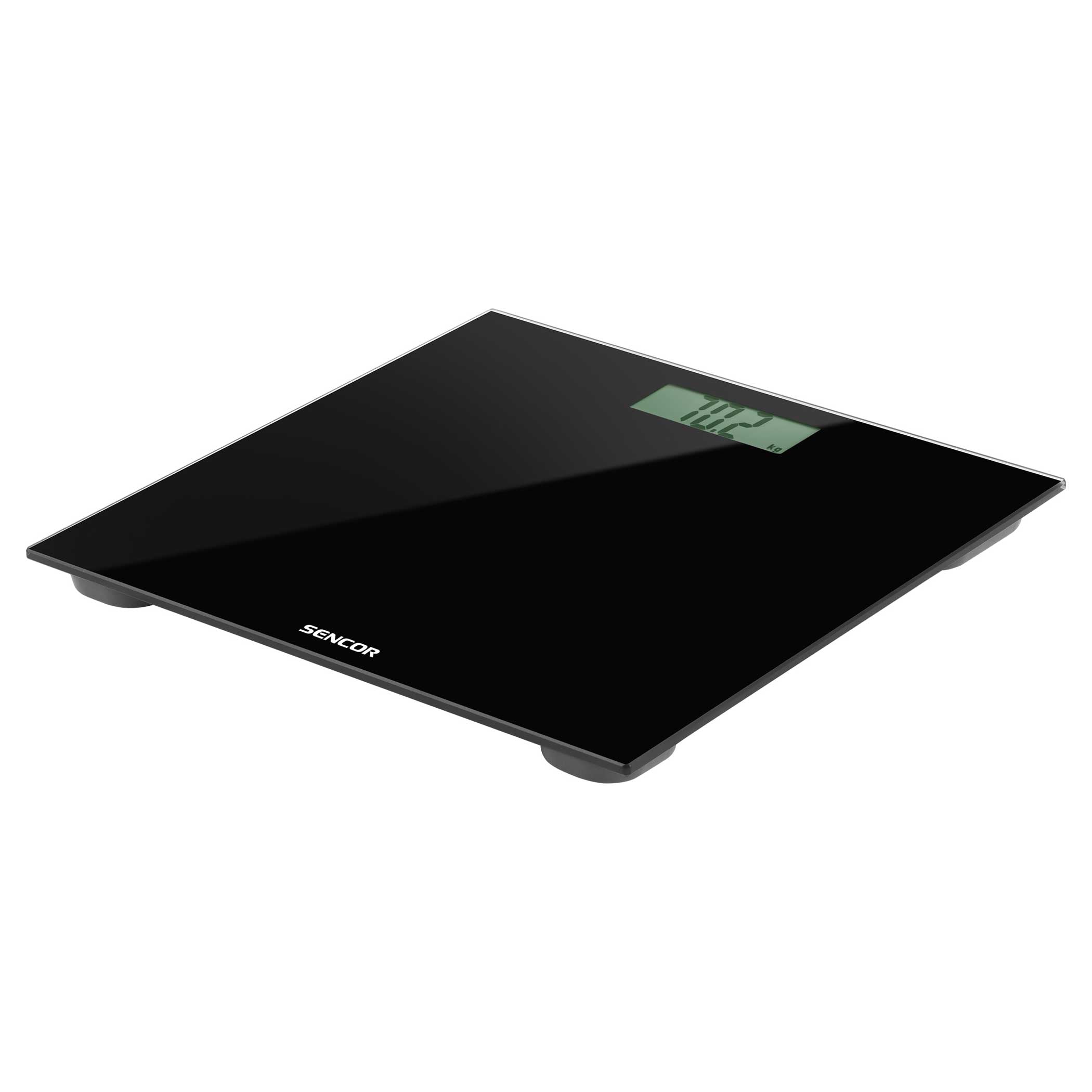 ميزان شخصي SENCOR SBS 2300BK بزجاج مقوّى آمن| لون أسود