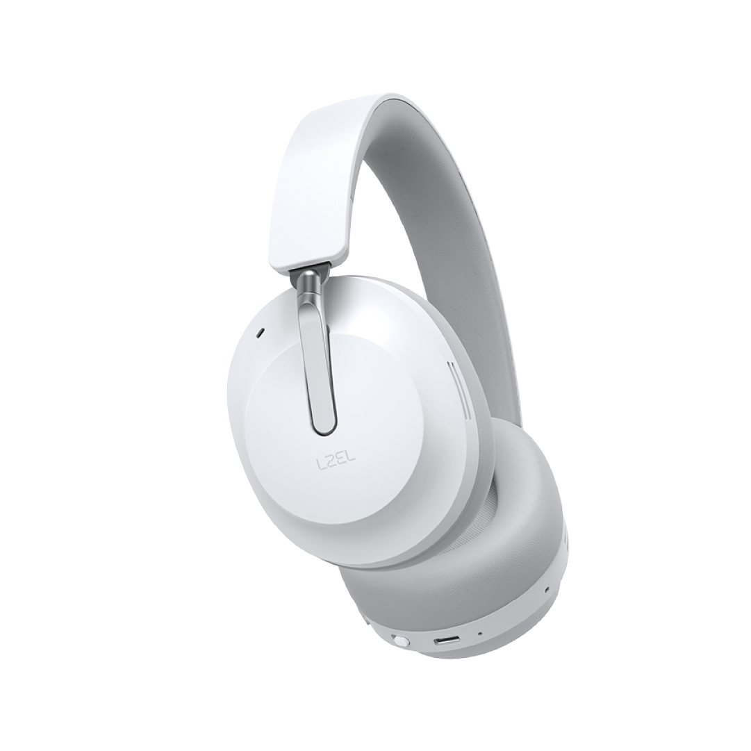 LZEL Sonicflow Series High-Fidelity Wireless Stereo Headphones | White
