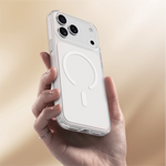 Asli Global Magtrox Neo Scratch-Resistant Transparent Magsafe Case For IPhone 17 Pro | White