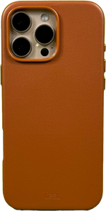 LZEL iPhone 16 Pro Mag Leather Elite Case | Brown